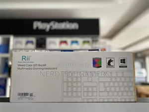 Rii Mixed Color Led Backlights Multimedia Gaming Keyboard