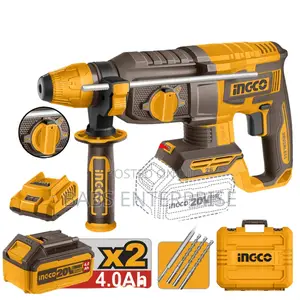 Ingco 20v Lithium-Ion Cordless Brushless Rotary Hammer - Crhli202682