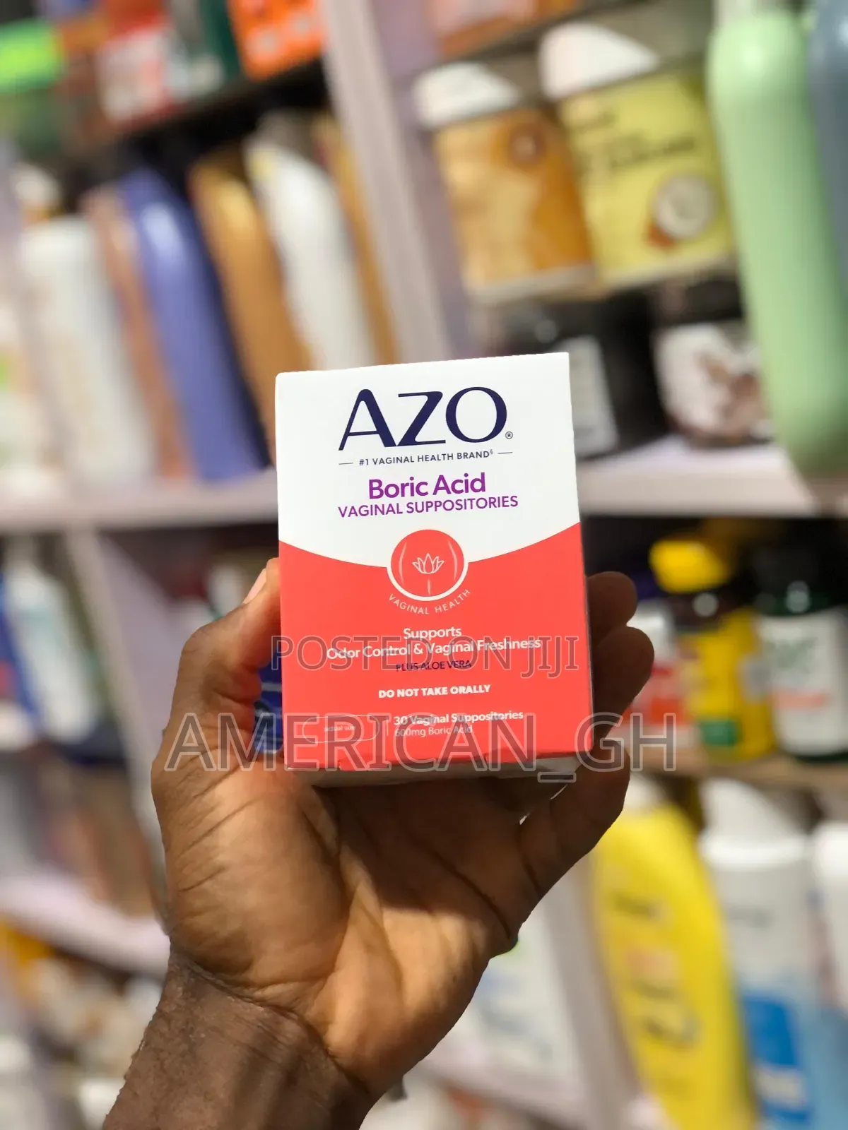 Azo Boric Acid Viginal Suppositories