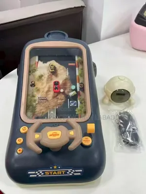 Kids Racing 3d Car With Steering Wheel Control