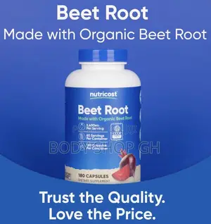 Nutricost Beet Root 2400mg, 180 Capsules - Nitric Oxide Booster