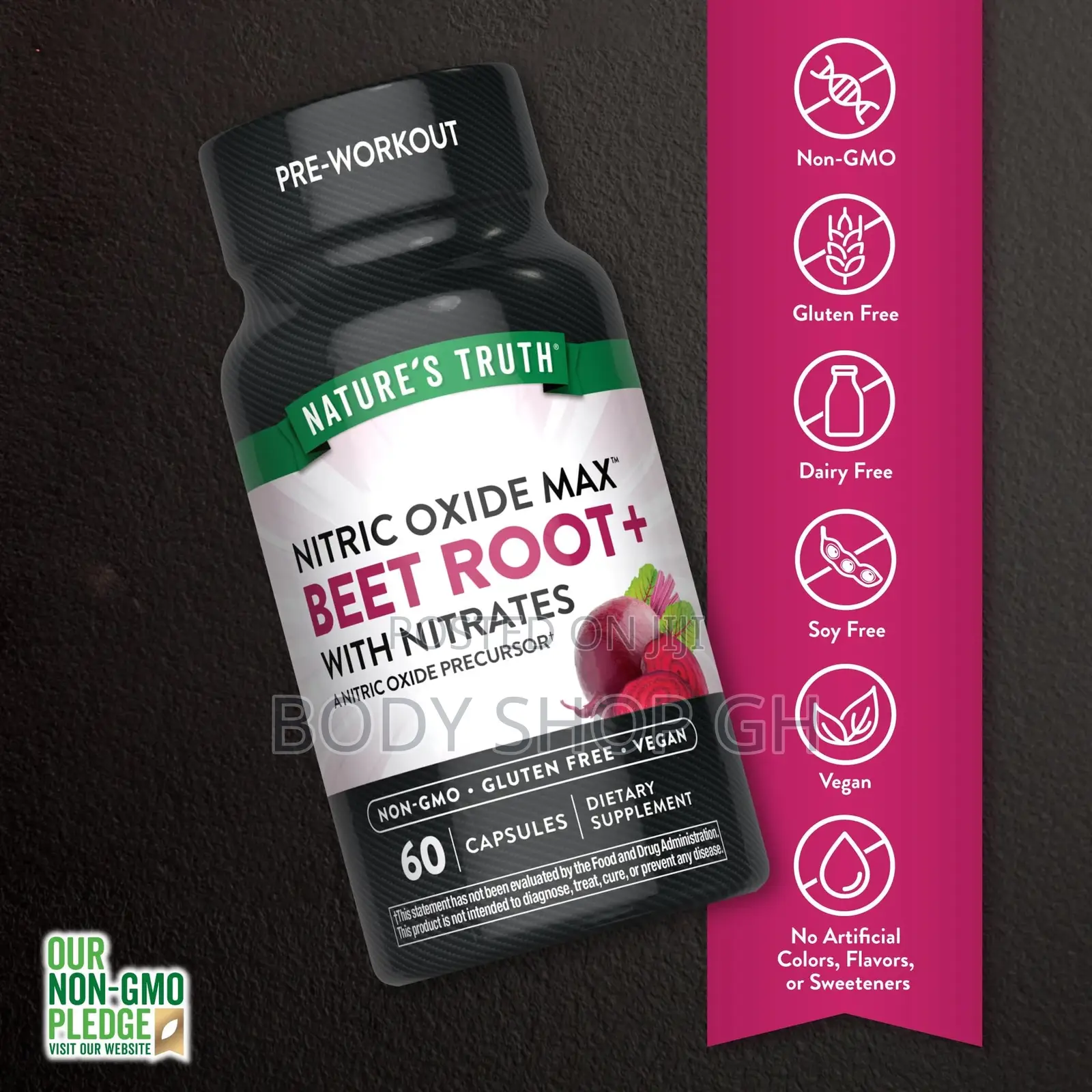 Beetroot Supplement - Boost Nitric Oxide Levels / Boost Performance