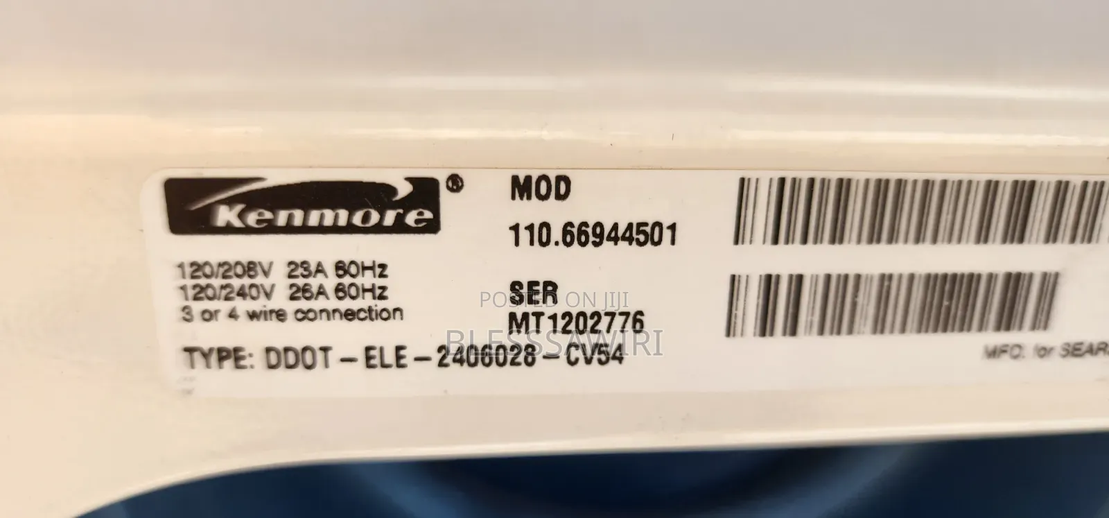 Kenmore 22kg Washing Machine Manual Dryer From Usa
