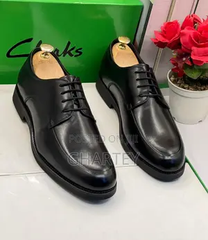 High Quality Men’S Leather Executive Shoes - Black Coffee Colors