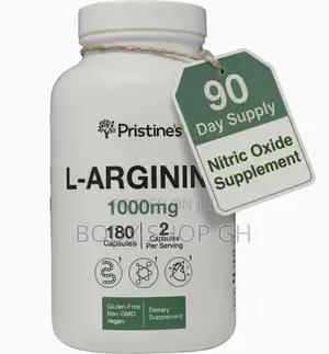 L Arginine Capsule - Nitric Oxide Pre Workout Amino Acid Support