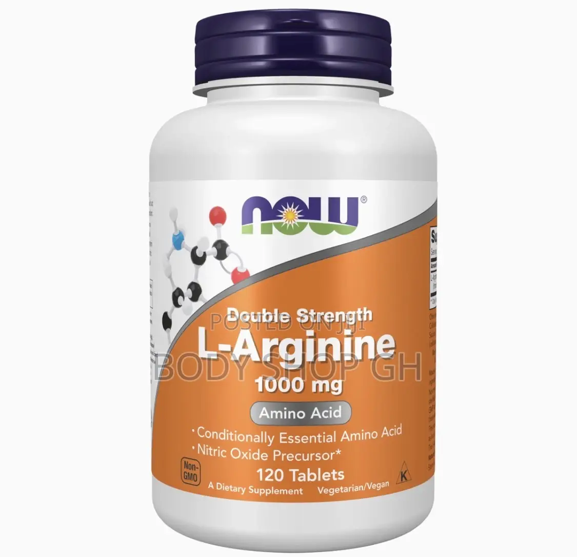 L-Arginine 1,000 Mg, Nitric Oxide Booster / Amino Acid, 120 Tablets