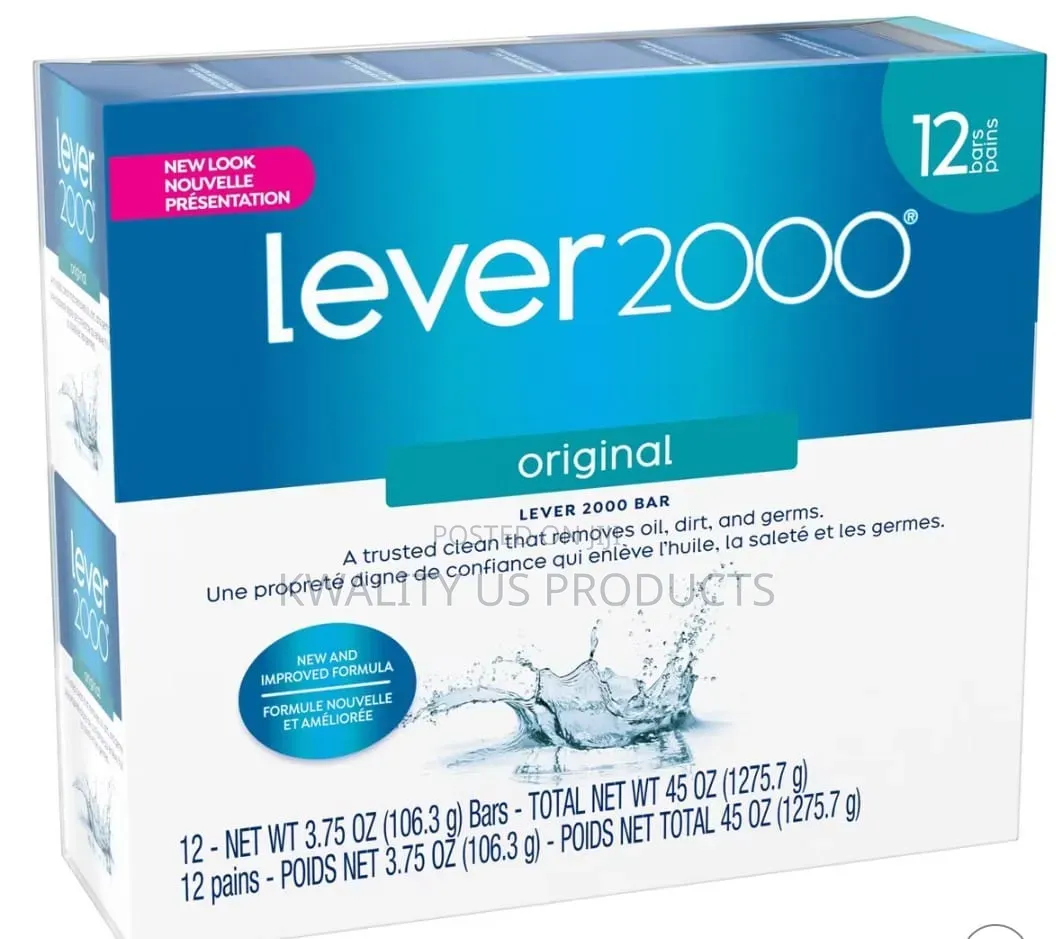 Lever 2000 Original Scent Bar Soap - 12 Pack