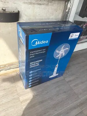Strong, and Long-Lasting Cooling With Midea Rechargeable Fan