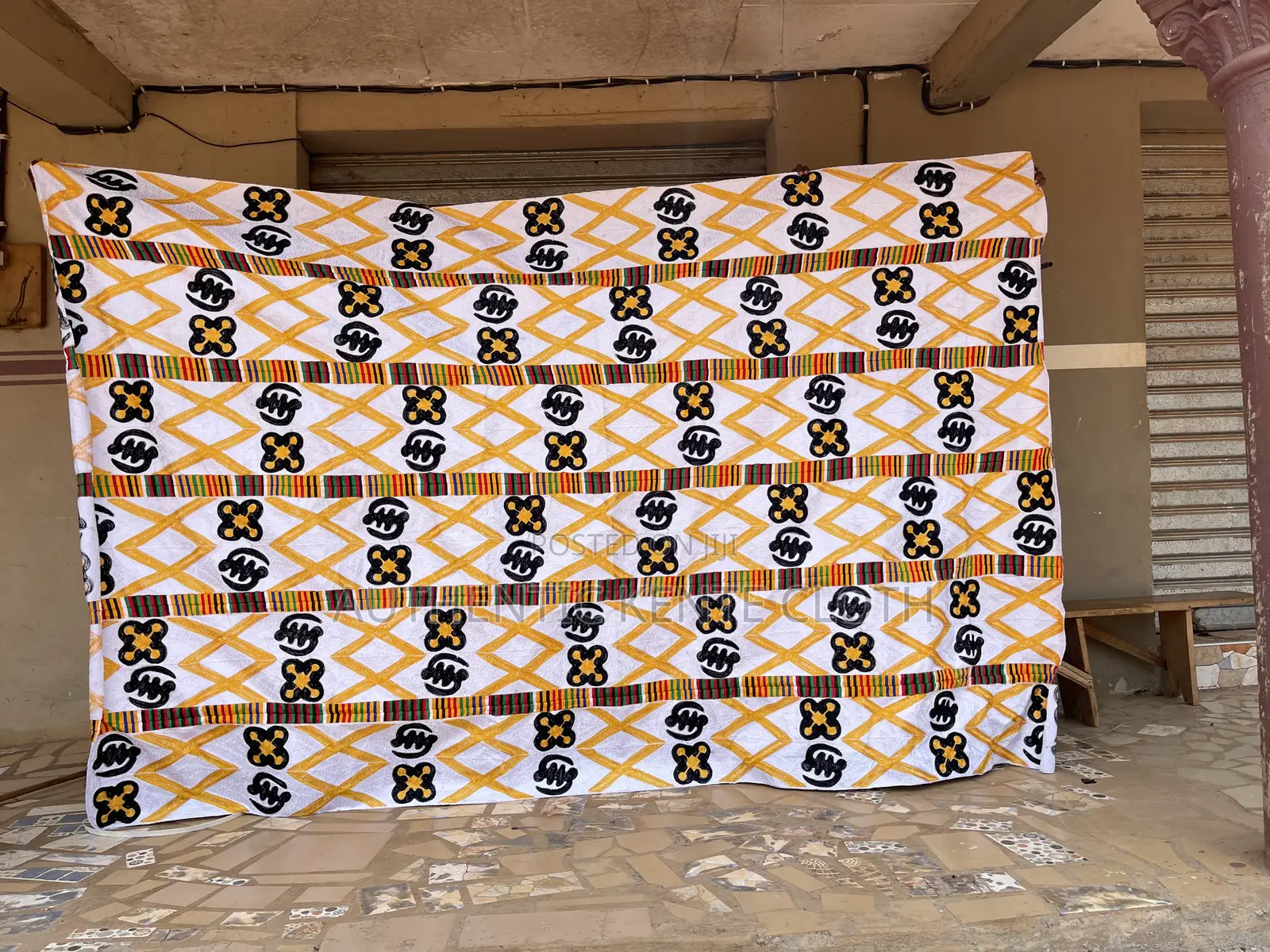 2026 Latex Original Kente From Bonwire for Noble Men