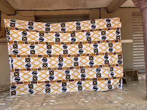 2026 Latex Original Kente From Bonwire for Noble Men