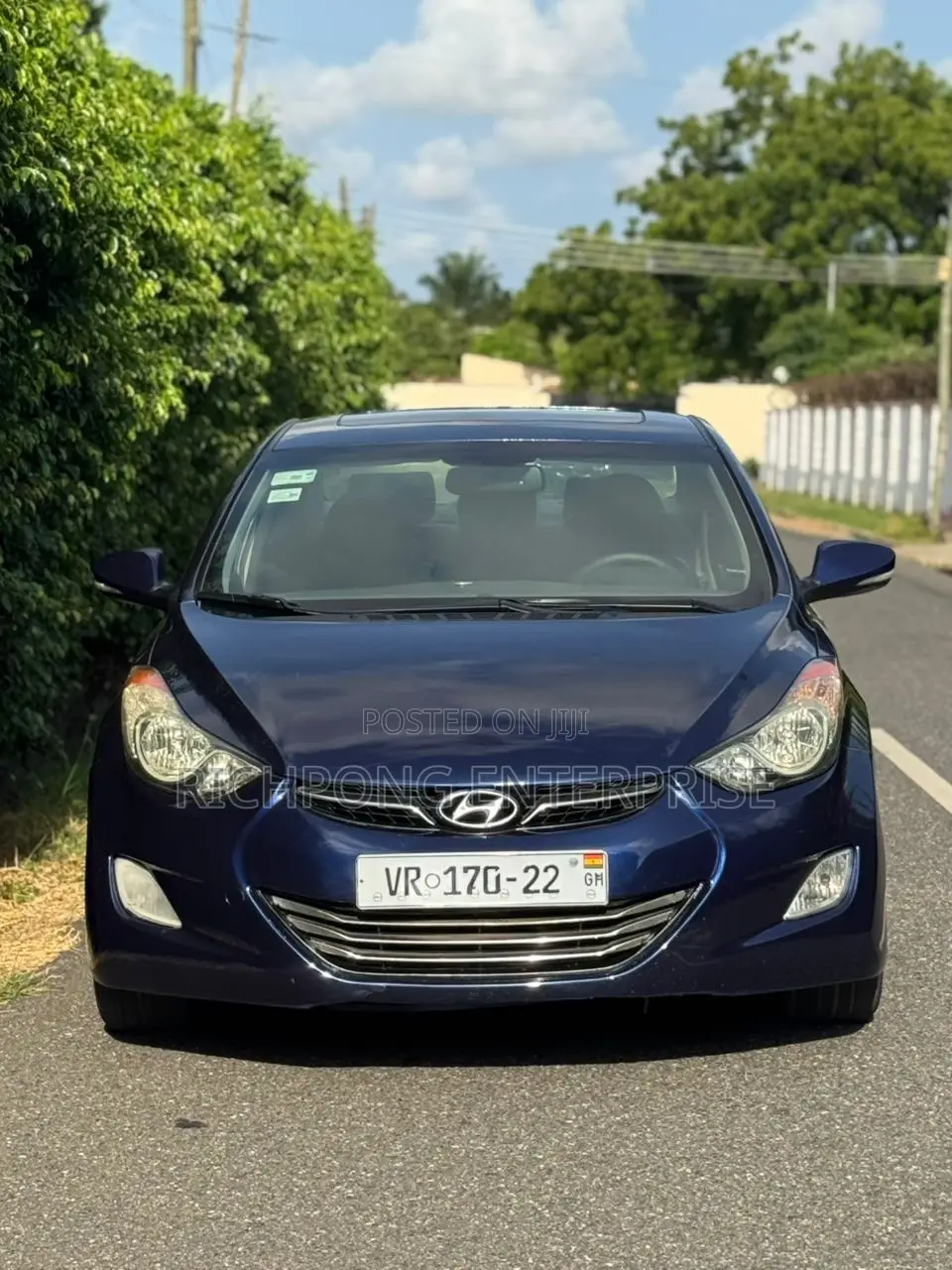 Hyundai Elantra Limited Sedan FWD (1.8L 4cyl 6A) 2013 Blue