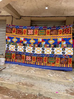 2026 Latex Original Kente From Bonwire for Noble Men