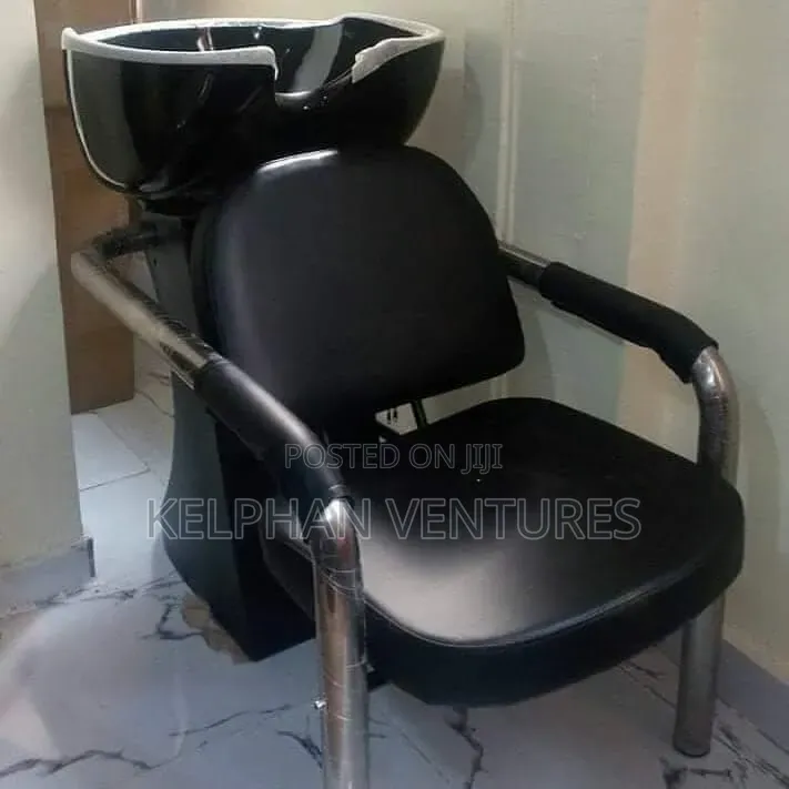 Heavy Black Shampoo Saloon Chair