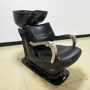 Heavy Black Shampoo Saloon Chair