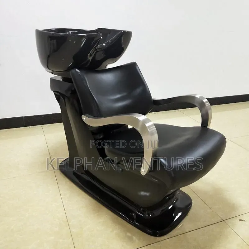 Heavy Black Shampoo Saloon Chair