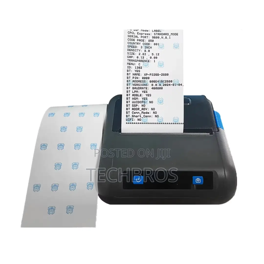 Xprinter Xp-P326b Bluetooth Portable Thermal Label Printer.