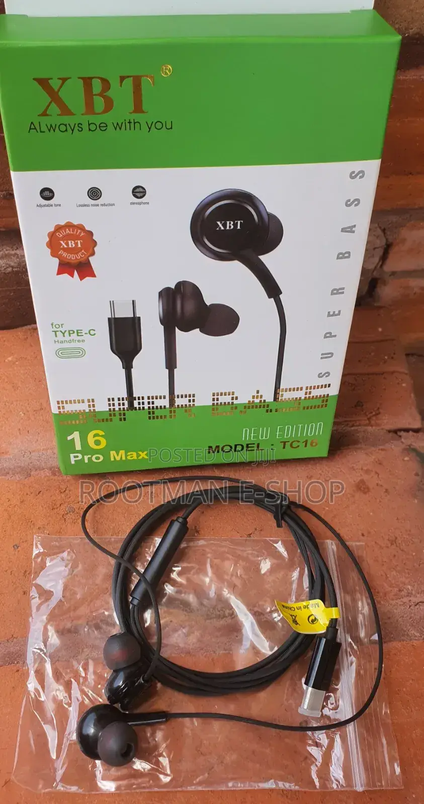 XBT Superbass Type-C Wired Earphone With Microphone