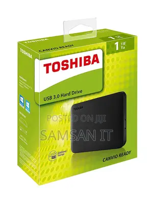 Toshiba External Hard Drive (Hdd) Portable – 1tb Black