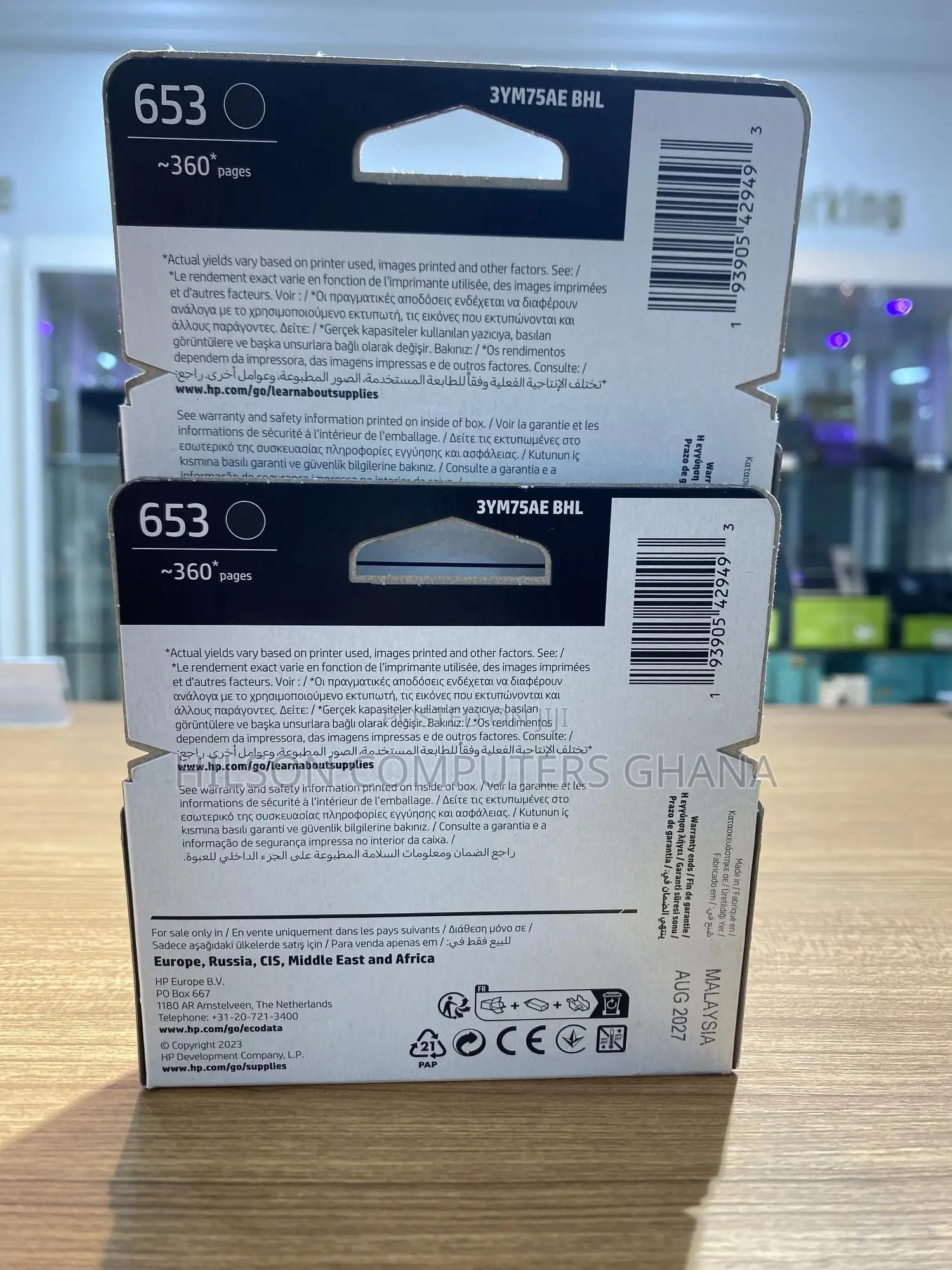 Hp 653 Black Original Ink Cartridge for Hp Deskjet