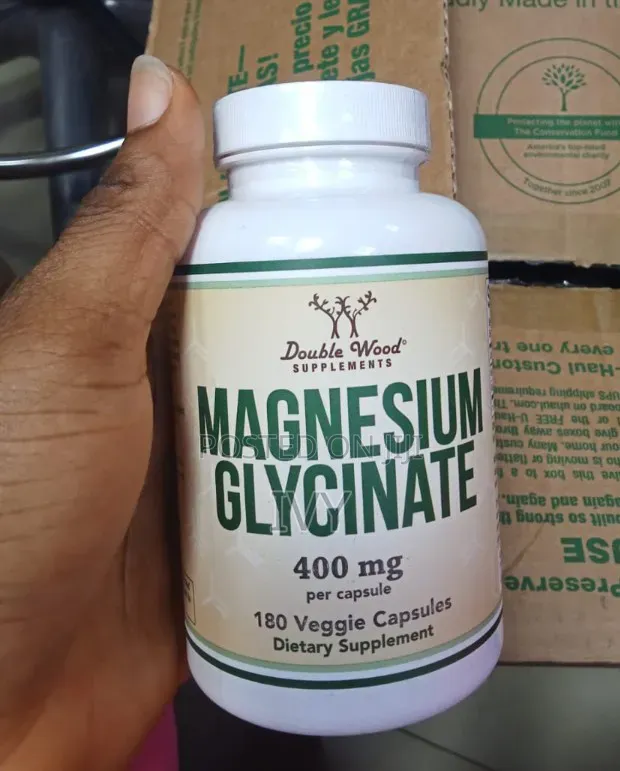 Double Wood Magnesium Glycinate 400mg 180 Caps