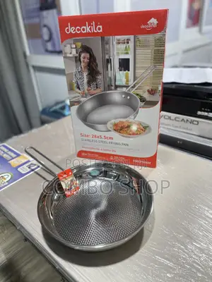 Decakila Stainless Steel Frying Pan