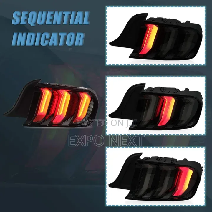 Led Tail Lights for Ford Mustang Abs Plastic 2015-2022