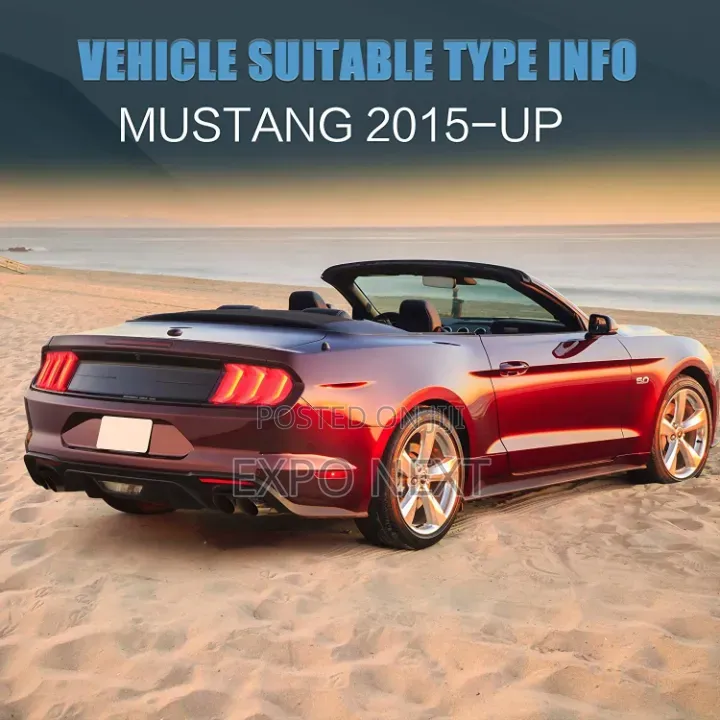 Led Tail Lights for Ford Mustang Abs Plastic 2015-2022