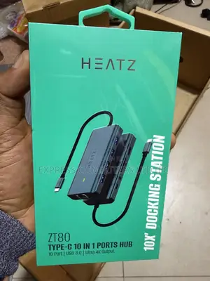 Heatz Usb-C Hub (10-in-1. Ultra Output Docking Station Original
