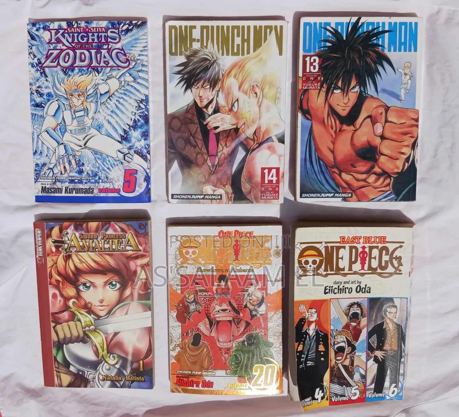 Manga Bundle – One Punch Man, One Piece More (Good Condition)
