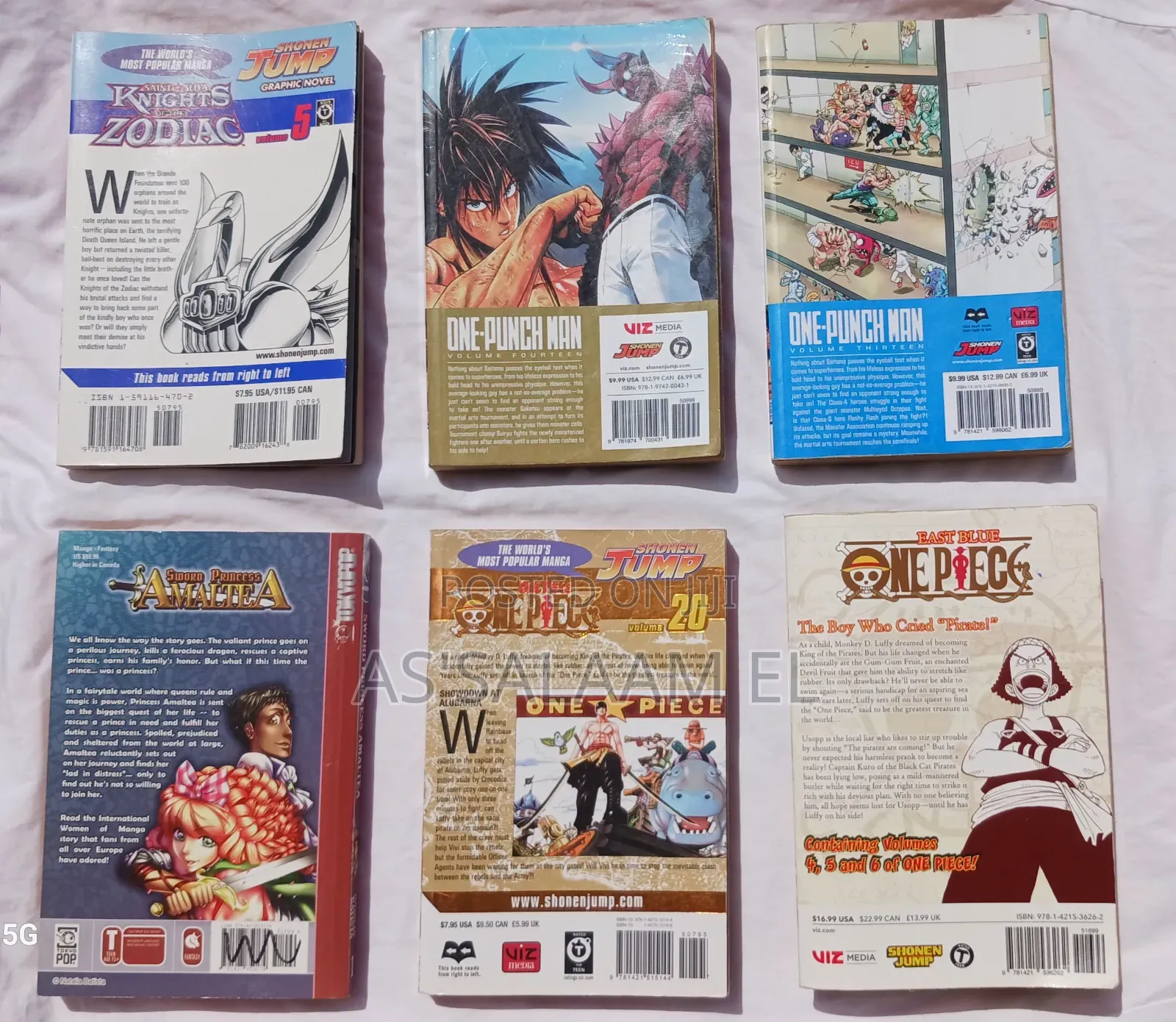 Manga Bundle – One Punch Man, One Piece More (Good Condition)