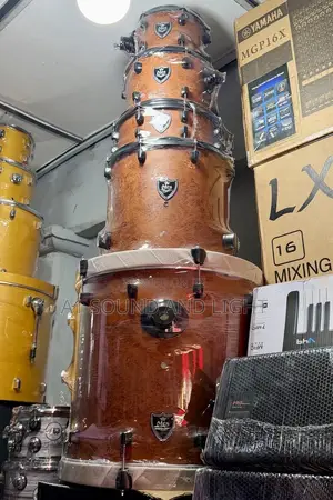 Mes Party Series 5pcs Drum Set - [Wood Color]