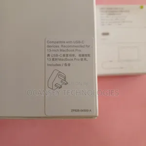 Original Apple Type-C 61w Macbook Complete Charger With Uk Plug