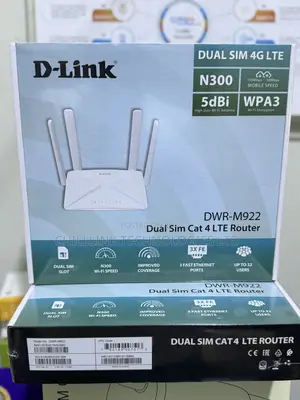 D-Link Dual Sim Cat 4 Let Router DWR-M922