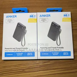 Original Anker 10,000mah Power Bank (22.5w Fast Charge)
