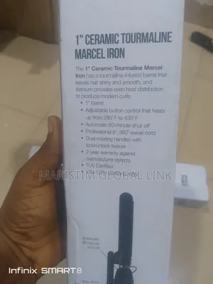 1" Ceramic Tourmaline Marcel Iron (Curler)