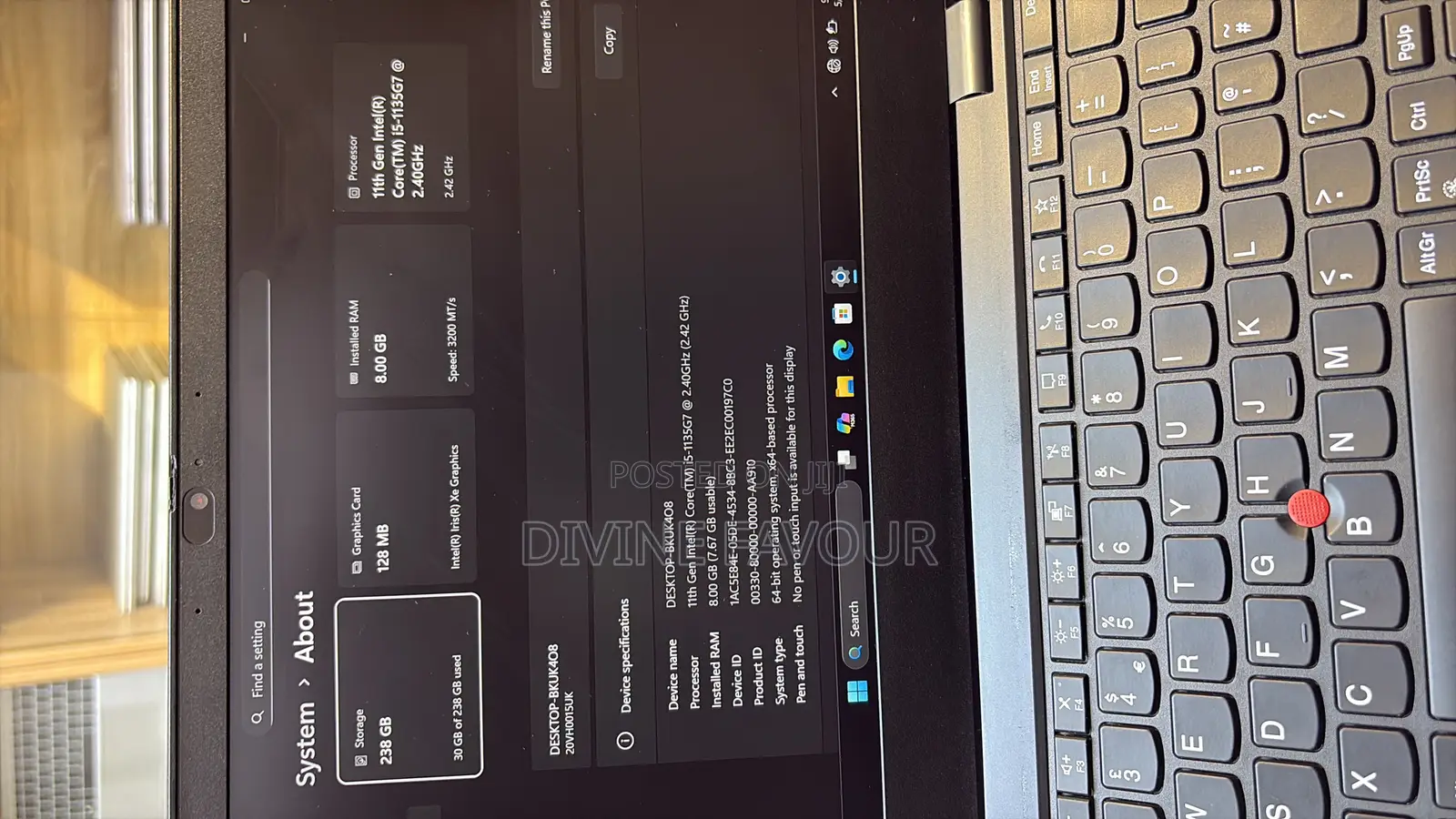 Laptop Lenovo ThinkPad L13 Yoga 8GB Intel Core i5 SSD 256GB