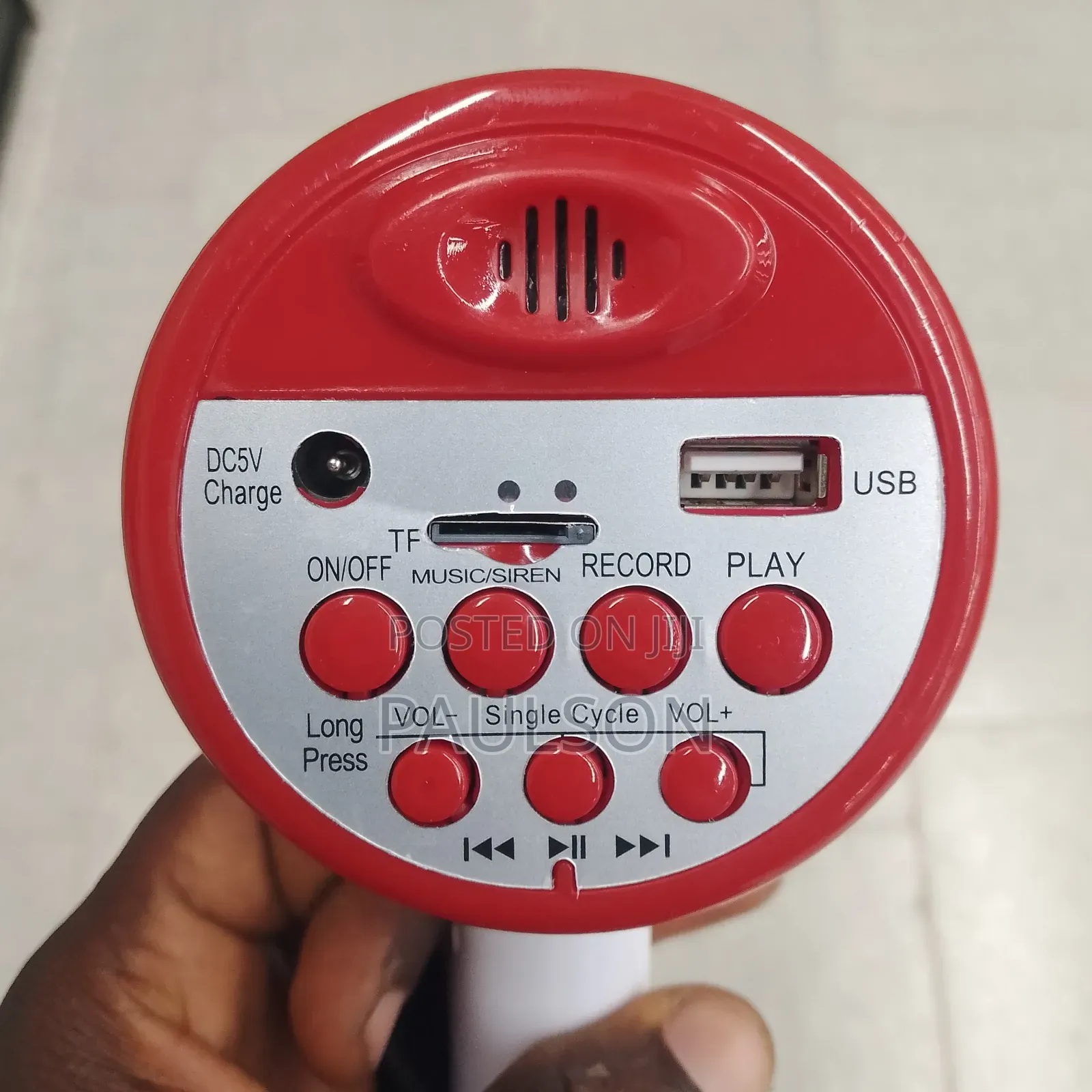 30w Megaphone With Usb/Tf, Music