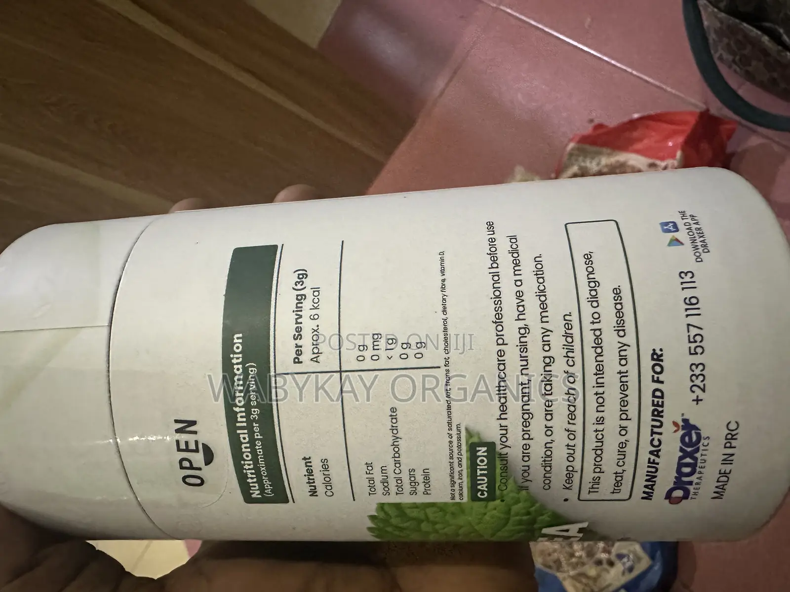 100% Organic Spearmint Tea
