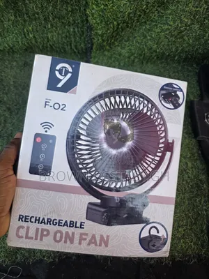 T9 F02 Rechargeable Clip on Fan
