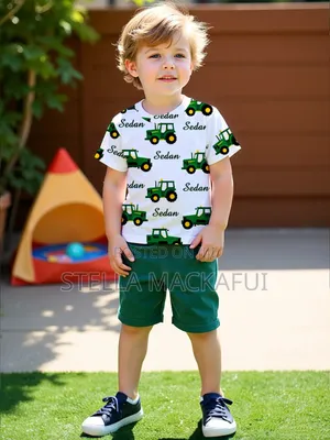 Beautiful T Shirt With Short for 3-6yrs Only