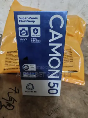 New Tecno Camon 50 256 GB Silver
