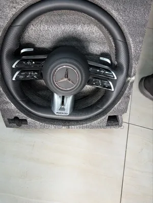 Mercedes Benz C300/ E Class Black Carbon Fiber Upgrade Steering Wheel