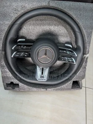Mercedes Benz C300/ E Class Black Carbon Fiber Upgrade Steering Wheel