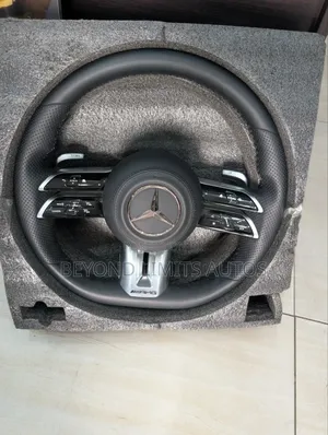 Mercedes Benz C300/ E Class Black Carbon Fiber Upgrade Steering Wheel