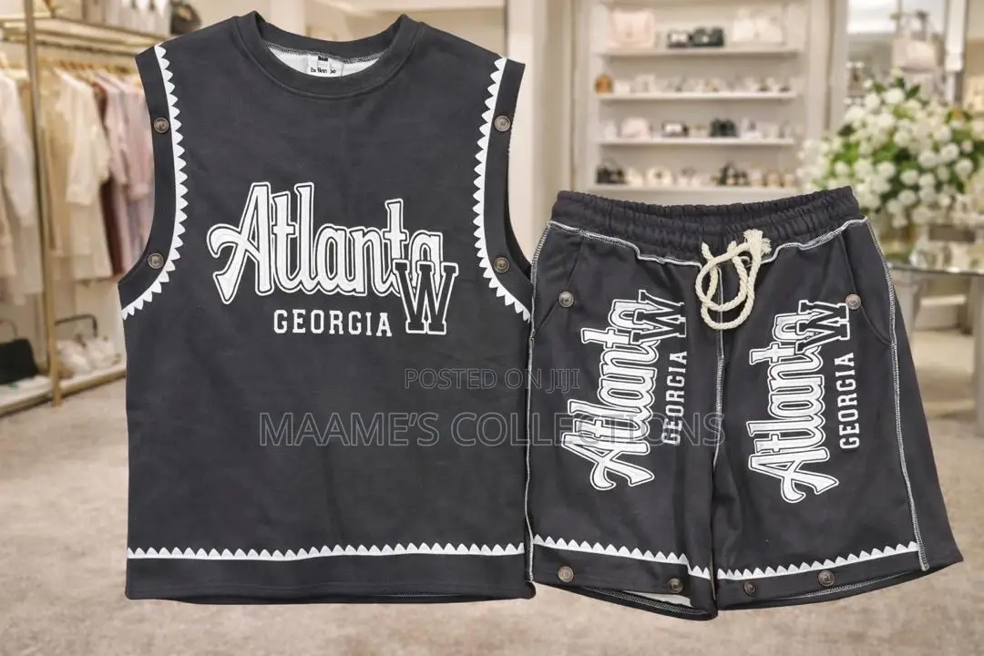 Men’S Casual Sleeveless / Armless Top and Down Shorts