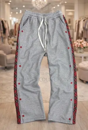 Men’S Wide-Leg Cargo Pants/ Sweatpants/ Joggers
