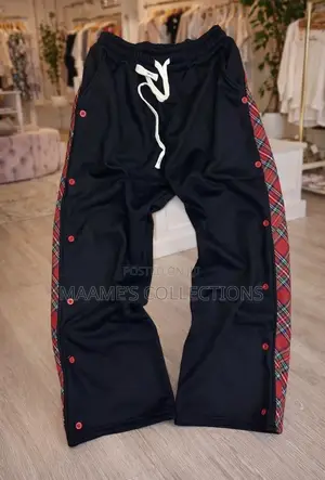 Men’S Wide-Leg Cargo Pants/ Sweatpants/ Joggers