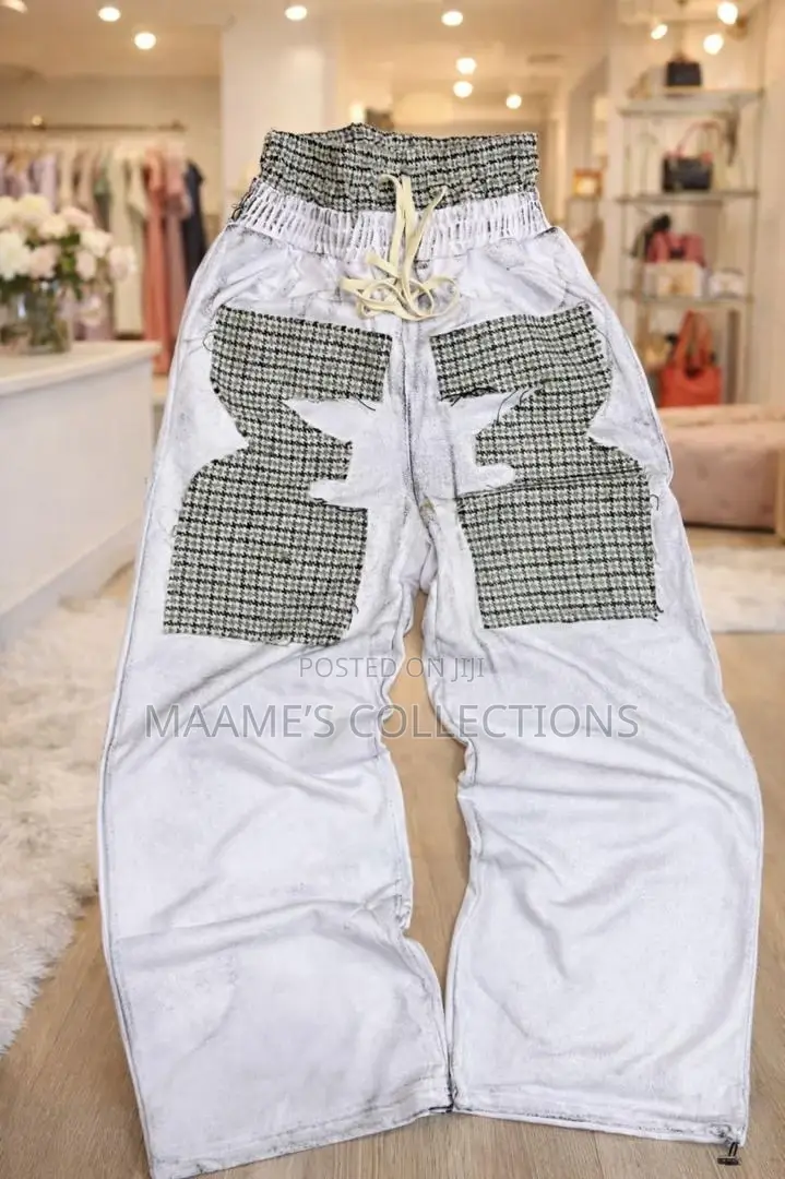 Men’S Wide-Leg Cargo Pants/ Sweatpants/ Joggers