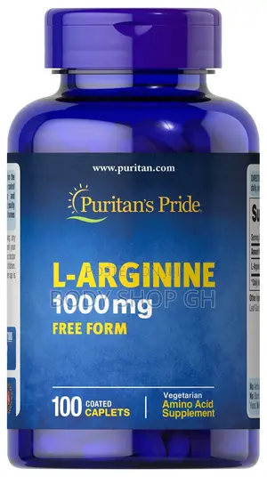 Natural Nitric Oxide Booster - L-Arginine [ 1000mg + 100 Capsules ]