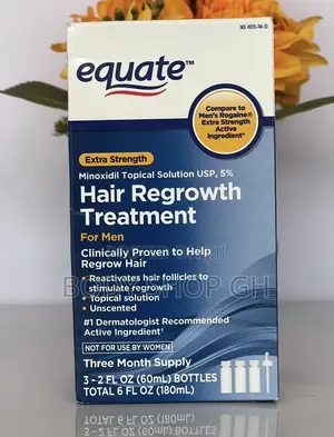 Equate Minoxidil 5% Topical Solution for Men - Kirkland Minoxidil